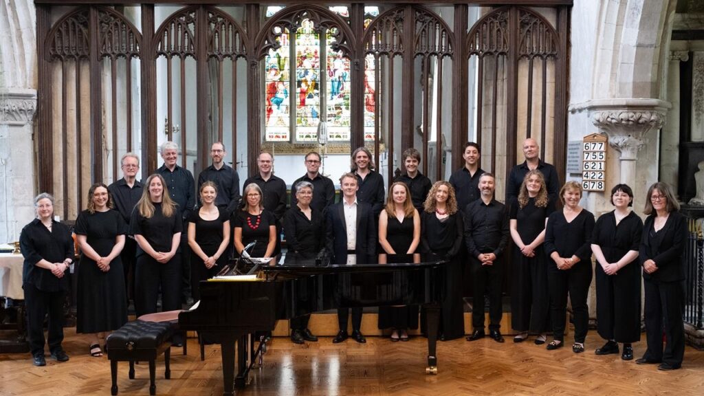 The Lea Singers choir in Flamstead church